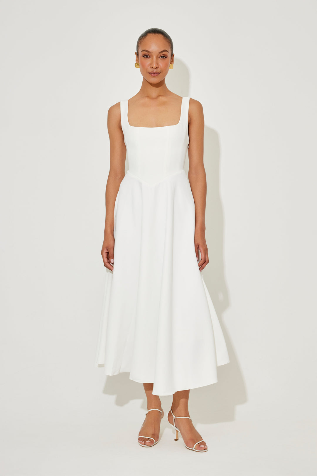 Amelia | Vestido midi fluido atemporal