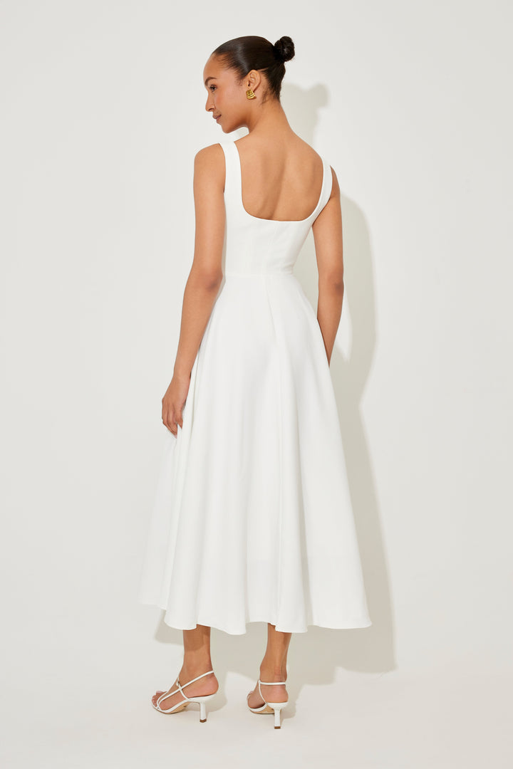 Amelia | Vestido midi fluido atemporal