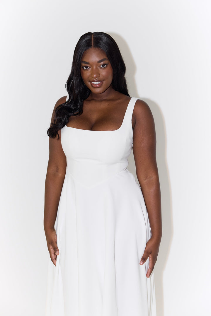 Amelia | Vestido midi fluido atemporal